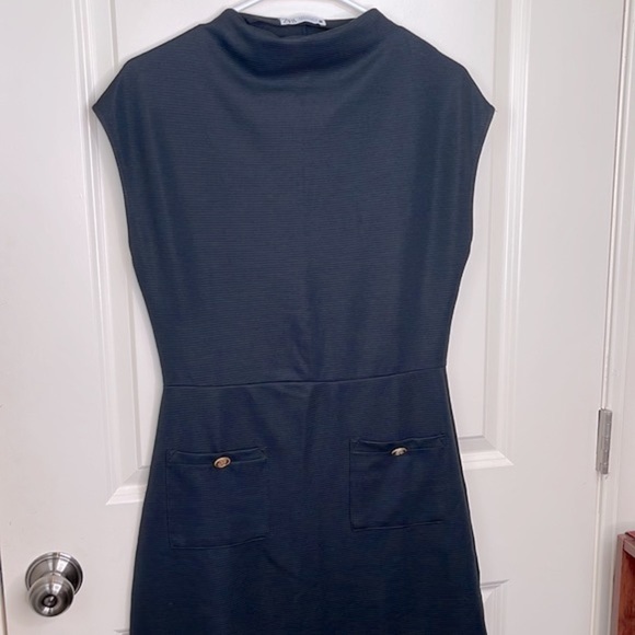 ZARA | Short Casual Style Sleeveless Plain Short Sleeves Dresses Sz S - Picture 3 of 17